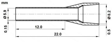 KABEĻU UZGALIS TUL-16/12/DIN-BL*P100